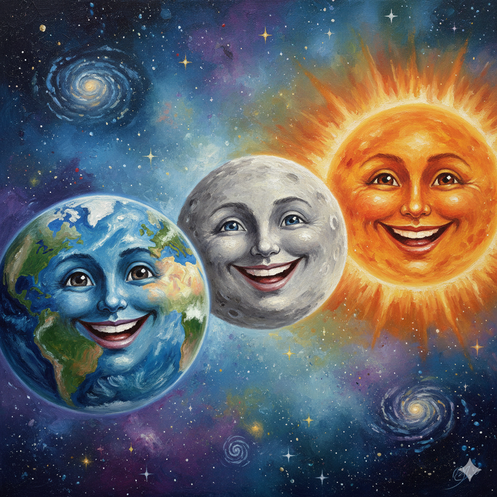 sol måne og jord sol måne og jord